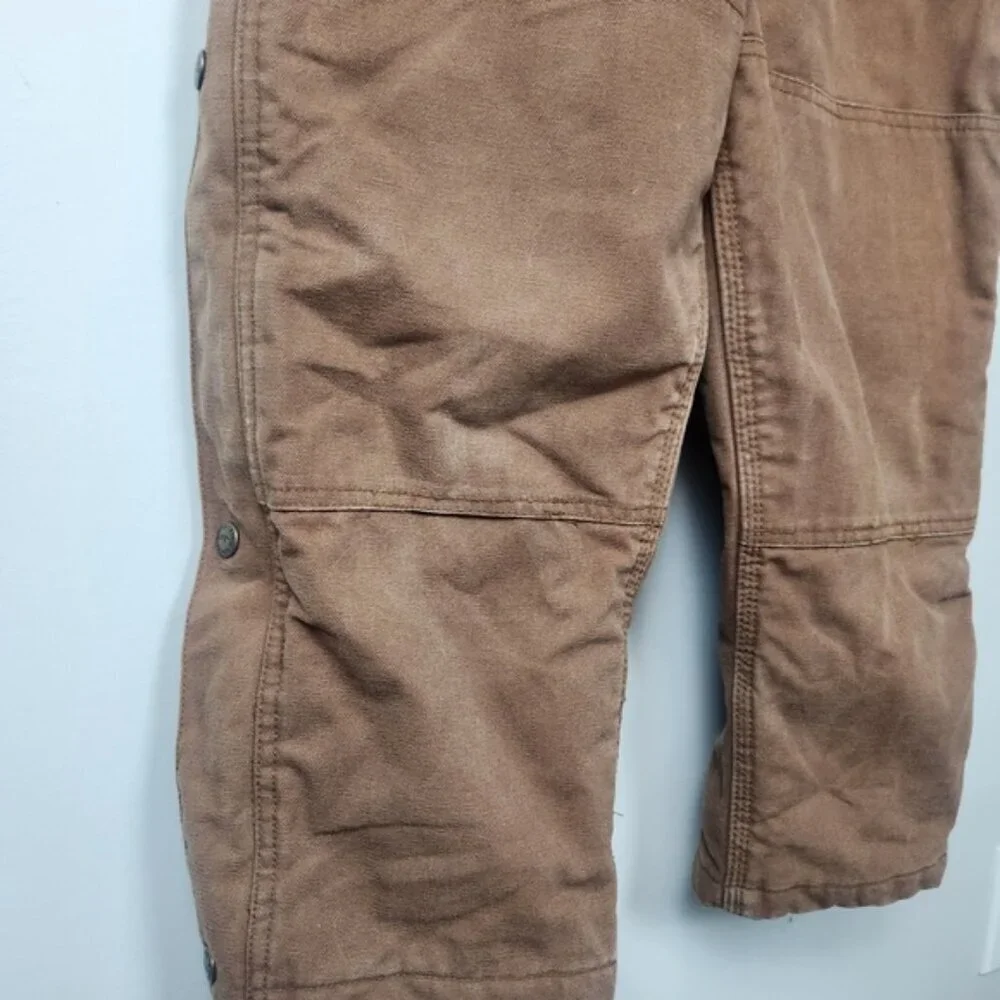 Polar King Saddle Insulated Duck Youth Bib Overalls Youth Size Medium Farm Ranch